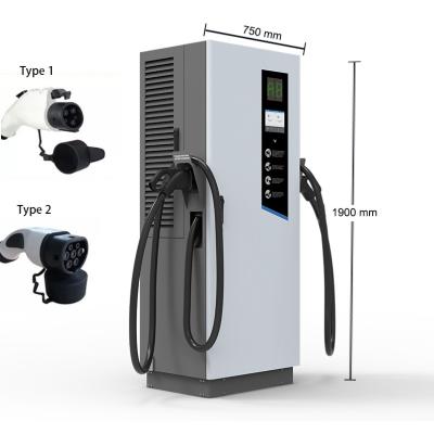 China PEVC3108E High Level DC EV Charger Station 80KW 240KW CCS Chademo Fast Multiple DC EV Charging Station for sale