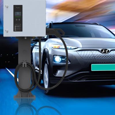 China Manufacturer electric car charger charging station ev wall box 30 kilowatt ev charger ccs2 PEVC3401E for sale