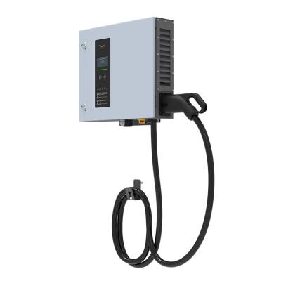 China OEM PEVC3401E Level 3 Wall-mount 30kW DC EV Fast Charger CCS2 GB/T EV Charging Station for sale