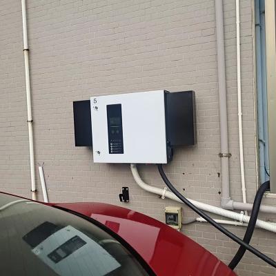 China OEM PEVC3401E Level 3 Wall-mount 30kW DC EV Fast Charger CCS2 GB/T EV Charging Station for sale