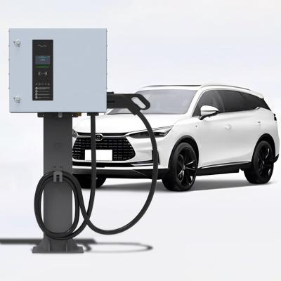 China Manufacturer electric car charger charging station ev wall box 30 kw PEVC3401E DC charger 30kw ev charging station for sale