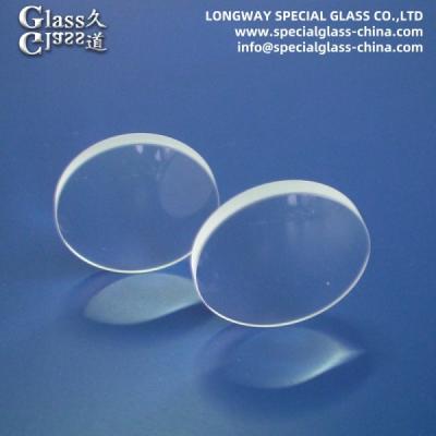 China Fused Silica Optical Glass Bi Convex Glass Lens For Photography Or Magnifier for sale