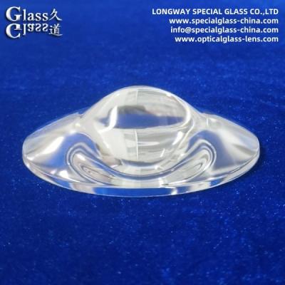 China Lentes de luz de vidrio de borosilicato óptico para iluminación de calles en venta