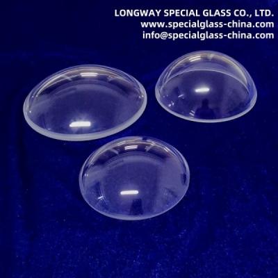 China Optically Clear BK7 Glass Optical Dome for Underwater Camera Housings for sale