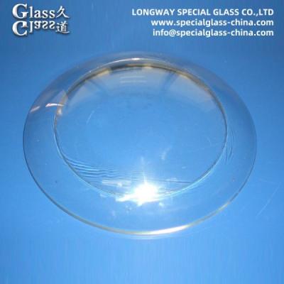 China Optical Borosilicate Glass Cob Led Lenses High Bay Light Lens Spherical Shape for sale