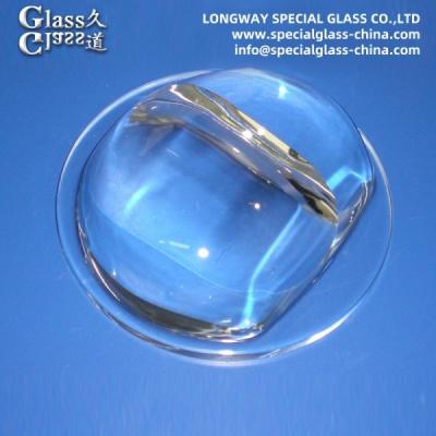 China Lentes de vidro borosilicato LED personalizadas para forma convexa de luz de rua à venda