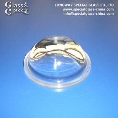 China Lentes de vidro borosilicato polido com LED para lâmpadas de mineração à venda