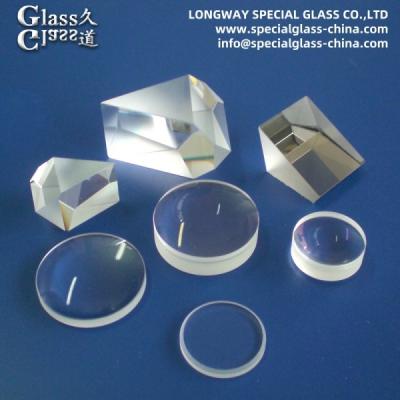 China Ar Coating Fused Silica Optical Prism Lens voor beeldsystemen Te koop