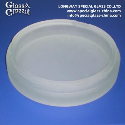 China Zusammengestellte Frosted Soda Lime Glass Light Covers / Lighting Glass Cover zu verkaufen