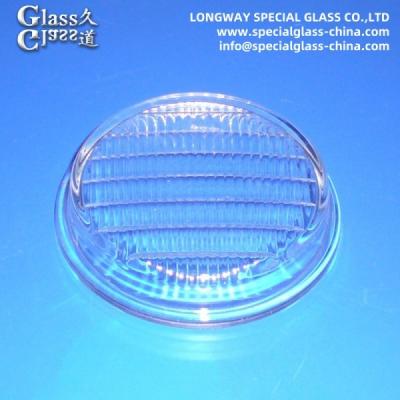 China Hight Transparent Molding Glass Light Cover Lens From Soda Lime Glass for sale