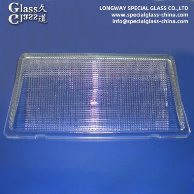 China Borosilicate Glass Light Cover For Industrial Light Resisting High Temperature for sale