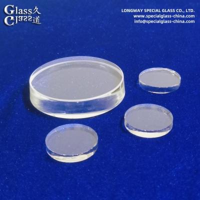 China OEM Tempered Low E Glass Flashlight Glass Lens Scratch Resistant for sale