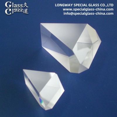 China Scratch Resistant‌ Fused Silica Optical Glass Prism Lenses For Medical Equipment for sale