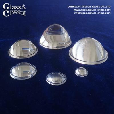 China Optical Grade Borosilcate Glass Led Lens For Motocyle Light ISO9001 Certified for sale