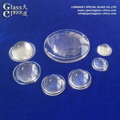 China Lentes de luz LED de vidro borosilicato asférico para lâmpadas de automóveis à venda