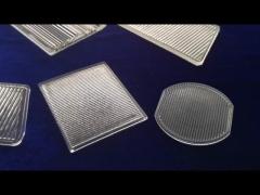 Pressed Sandblasting Soda Lime Glass Light Cover Led Light Lens Cover