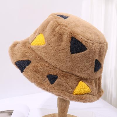 China Wholesale Custom Fit Bucket Fisherman's Skin-friendly Faux Fur Factory Logo Hat for sale