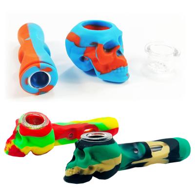 China BEYOU Smoking Accessories Unsullied Portable Herb Tobacco Pipe Silicone Smoking Pipe for sale