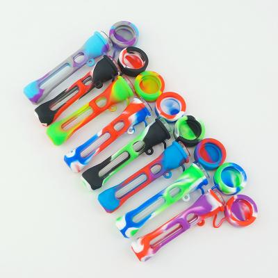 China BEYOU Unsullied Silicone Smoking Pipes Free Sample Multicolor Tobacco Pipes Smoking Accessories for sale