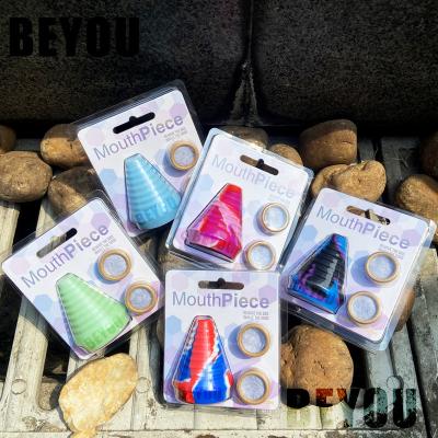 China BEYOU Accessories Smoking Carbon Replaceable Filter Tobacco Mouthpiece Eco-friendly High Quality Smoking Silicone for sale