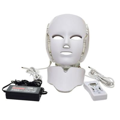 China Skin Tightening LED Neck Mask Beauty Equipment Photon Light Therapy Facial Massage Led Face Mask for sale