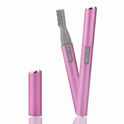 China Pen Shape Portable Mini Pen Shape Lady's Eyebrow Hair Shaver For\facial massage\electric body hair for sale