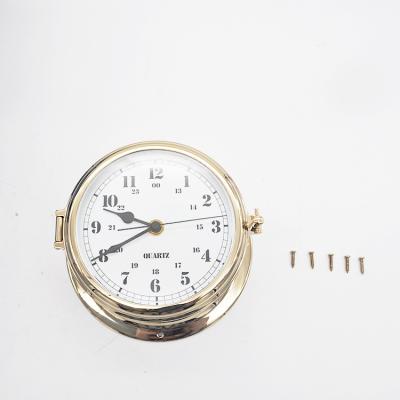 China CLASSIC Nautical Vintage Quartz Marine Clock Yacht Series Ship Wall Clock Round Boat for sale