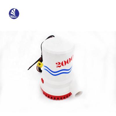 China Bilge Water Pump 12V/24V 1500GPH Maritime Automatic Submersible Auto Boat Boat With Float Switch 2000GPH Bilge Pump Submersible Pump Electric for sale