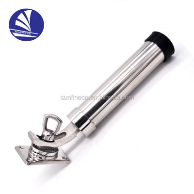 China Marine New Flush Mounted 316 Stainless Steel Fishing Rod Holders for sale