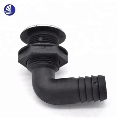 China Boat Hardware Fitting Marine Hardware Boat Drain Nylon of Drain Through Stainless Steel Water Drain Hull for sale