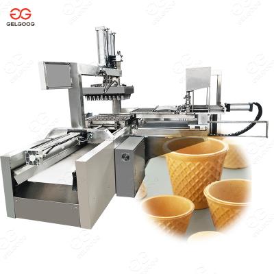 China Snack Factory GG120F ​​Wafer Ice Cream Cone Making Machine Ice Cream Cup Forming Machine for sale