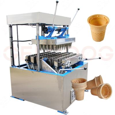 China food & Beverage factory GGDW-60C wafer cone coffee cup making machine wafer cup cone machine for ice cream cone for sale