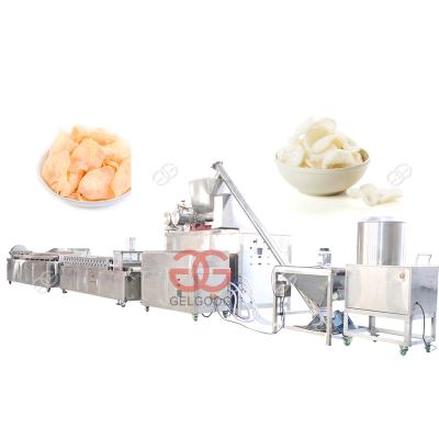 China food & Industrial Beverage Factory Snacks Seaweed Shrimp Cookie Prawn Chips Making Machine for sale