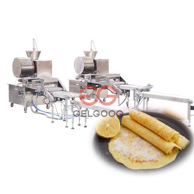 China Low Energy High Speed ​​The Most Popular Injera Pancake Pastry Samosa Sheet Making Machine for sale