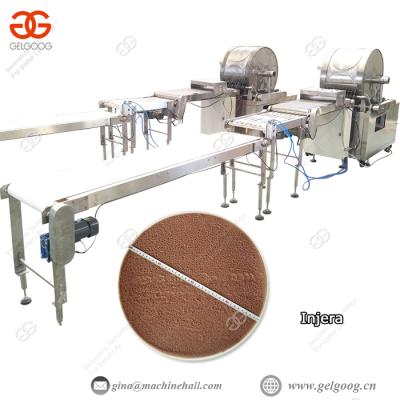 China food & Beverage Factory Chinese Ethiopian Injera Pastry Spring Roll Automatic Injera Wrapper Making Machine for sale