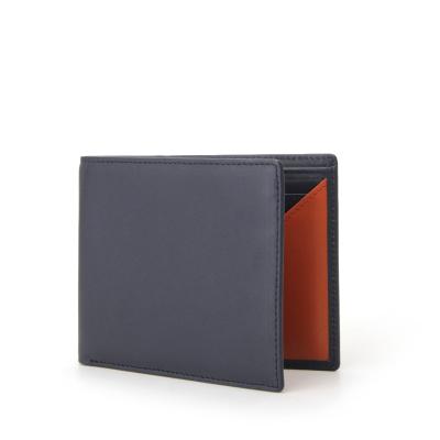 China Latest Design RFID Leather Men's Wallet RFID Blocking Stylish Bifold Wallet For Men for sale