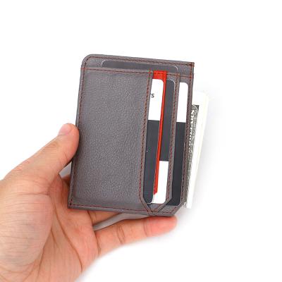 China RFID Blocking Wallet Custom Card Holder RFID Blocking Slim Wallet PU Leather Minimalist Wallets Slim Card Holder for sale