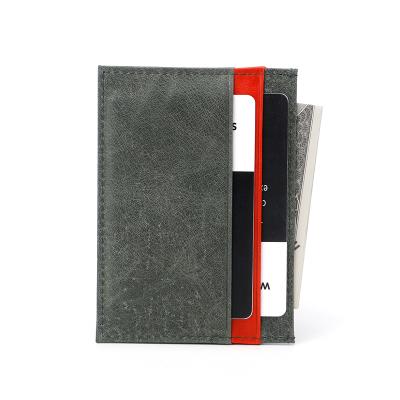 China RFID Blocking Wallet Custom Card Holder RFID Blocking Slim Wallet PU Leather Minimalist Wallets Slim Card Holder for sale