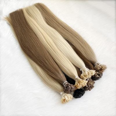 China 100% Pulled Tip Hair Extension Full Cuticle Virgin Wholesale Double U/Flat Remy Human Hair Extensions Hair for sale