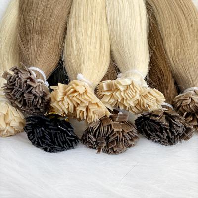 China Wholesale Virgin Hair Full Cuticle Remi Hair Flat Tip Keratin Hair Extensions for sale