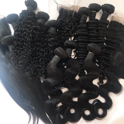 China Double Drawn Straight Indian Remy Hair 9A Indian Hair Vendor , Wholesale Straight Hair Unprocessed for sale