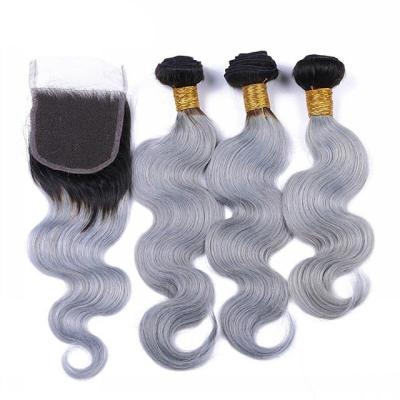 China Hot Sales Good Quality Gray Hair Body Wave Extensions 2015 Gray Human Hair 100% for sale