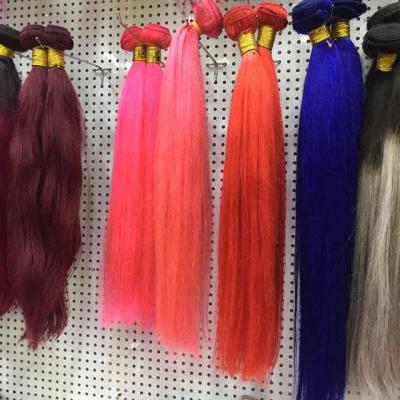 China NEW Body Wave Ombre Hair Weave Bundles 3 Pcs Brazilian Straight Remy Human Hair 1B Red Color 1B Bundles 3 Bundles for sale