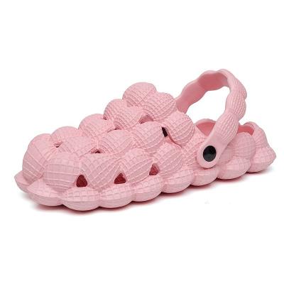 China 2023 Dropshipping Logo New Unisex Bubble Slippers EVA Baby Kids Light Custom Boy Girl's Home Slippers for sale