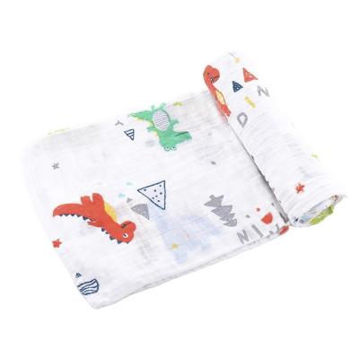 China Antistatic 100% Cotton Muslin Blankets 2 Layers 3 Pack Cotton Muslin Baby Blanket for sale