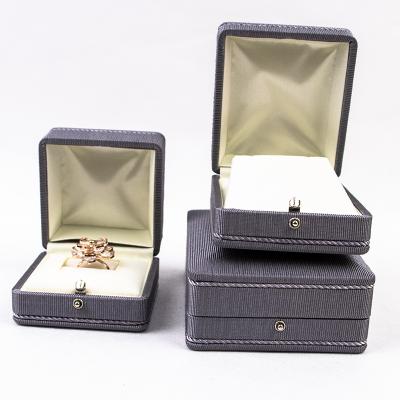 China Low-key Luxury Elegant Wholesale Logo Purple Jewelry Wedding Gift Boxes For Sale for sale