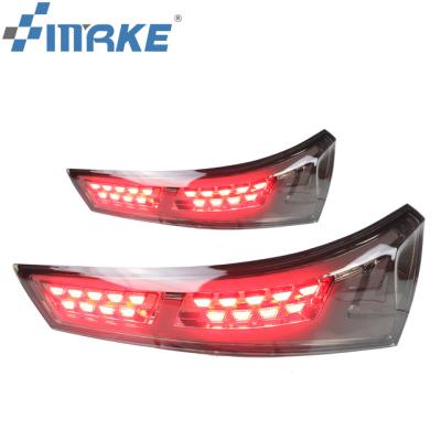 China ABS Plastic For MG Hector 2018-2019 Tail Light Wuling Almaz Captiva 2019 Tail Light LED Rear Bumper Light Smoke Lens for sale