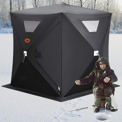 China Extended Type Foldable Portable Shelter 2 Or 3 Person Tent Outdoor Ice Fishing Fishing for sale