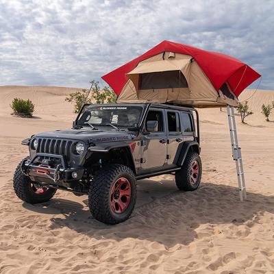 China Extended Type Outland Waterproof Roof Top Car Tent 3 Person Fits Jeeps Trucks SUVs for sale