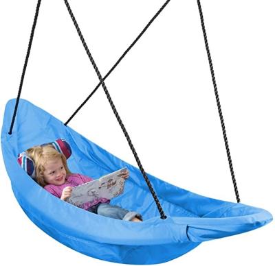 China Outdoor Camping Family Hammock Canoe Tree Swing For Kids And Adults Flying Outdoor Indoor Saucer Hammock for sale